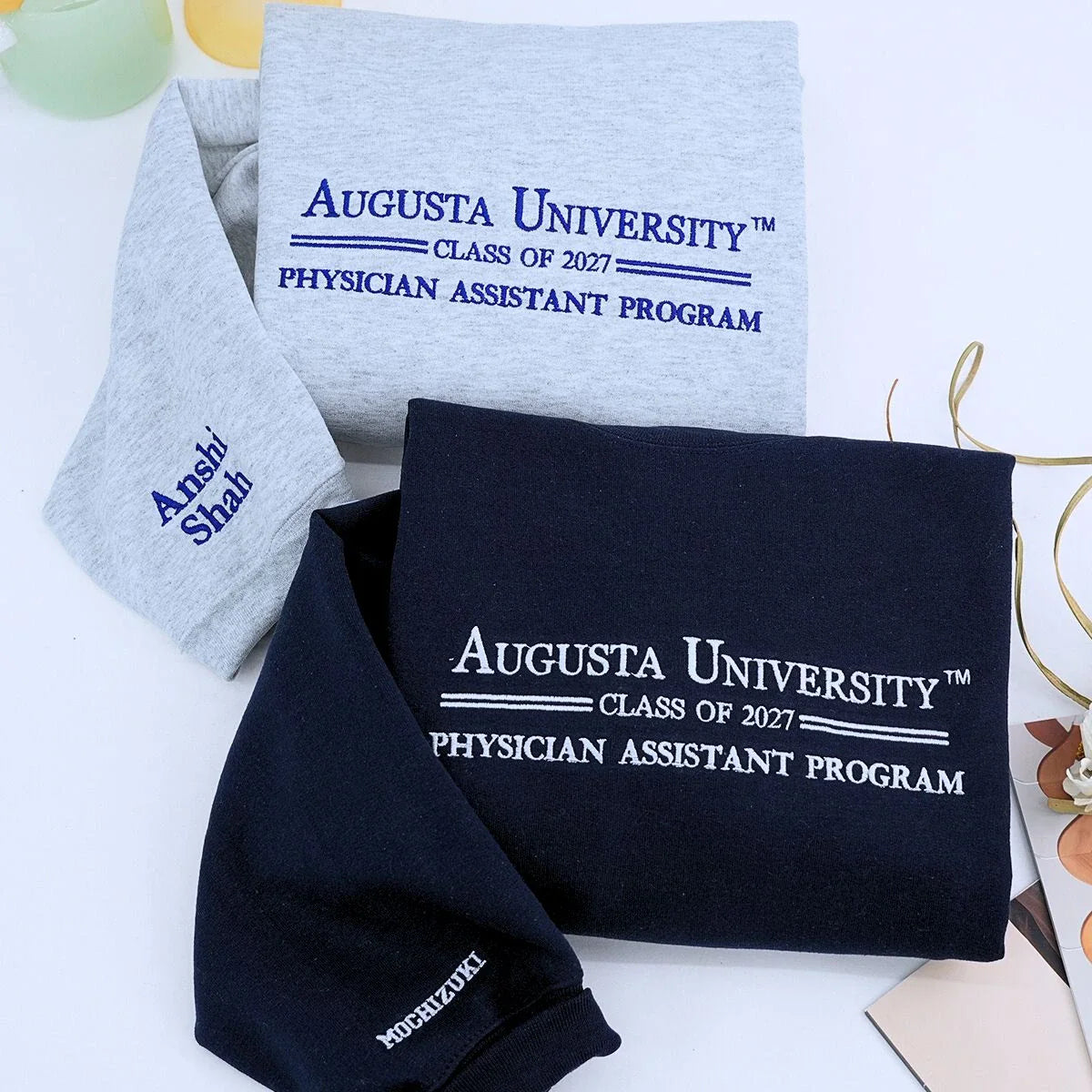 Custom Embroidered College University Sweatshirt