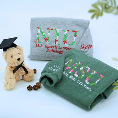 Custom Embroidered Any Text Here Hoodie