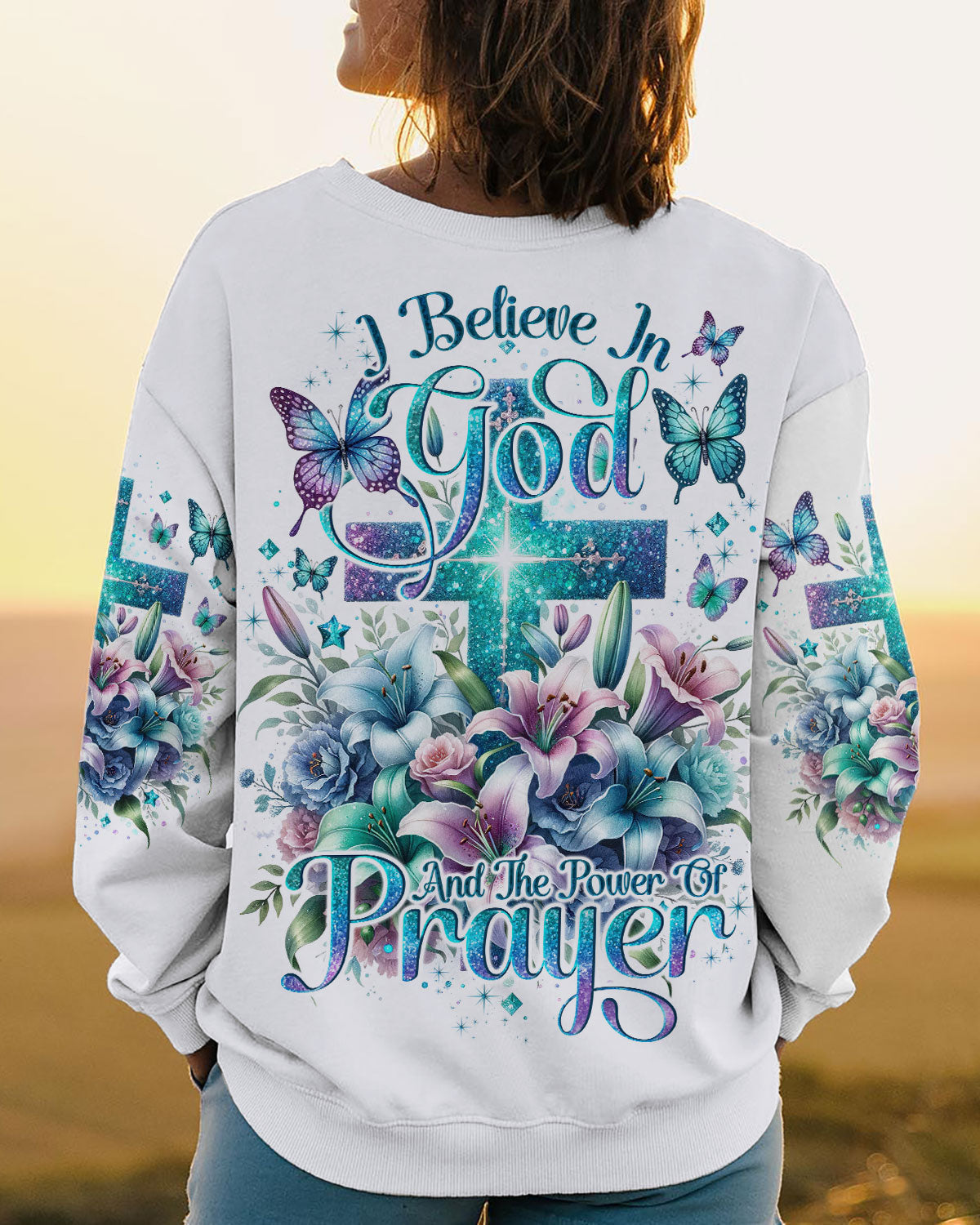 I Believe In God Women's All Over Print Shirt - Tlno0111233