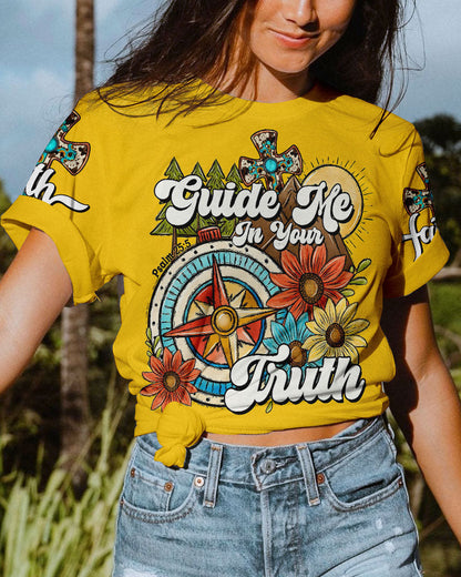 Guide Me In Your Trust Women's All Over Print Shirt - Tlno1907235