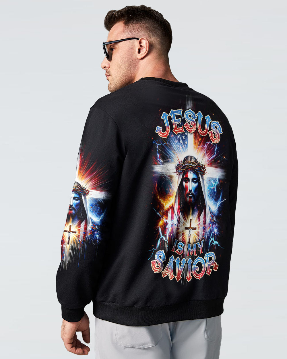 Jesus Is My Savior Men's All Over Print Shirt - Tlnz2610234