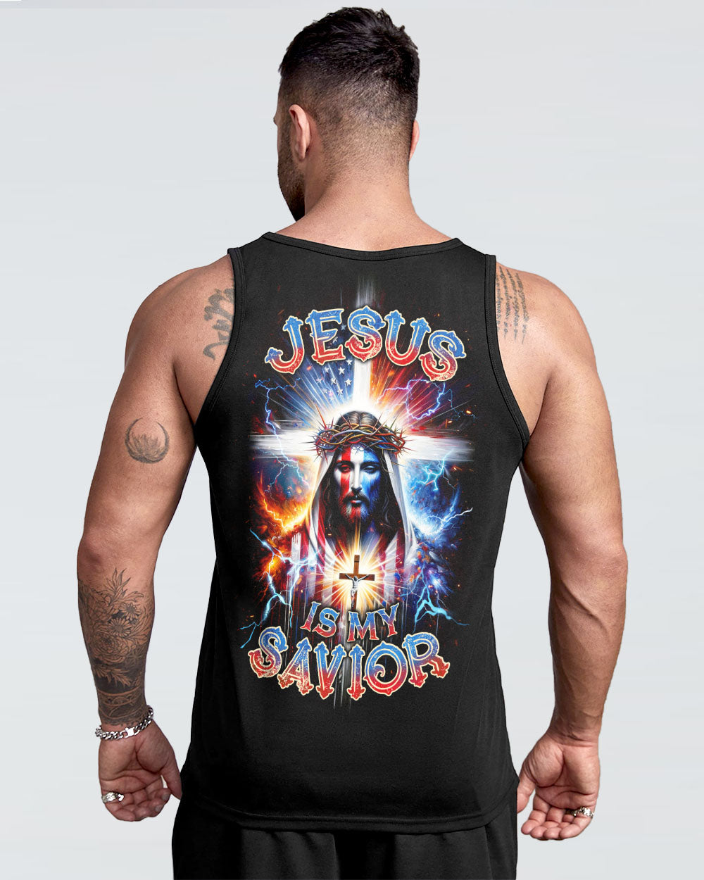 Jesus Is My Savior Men's All Over Print Shirt - Tlnz2610234