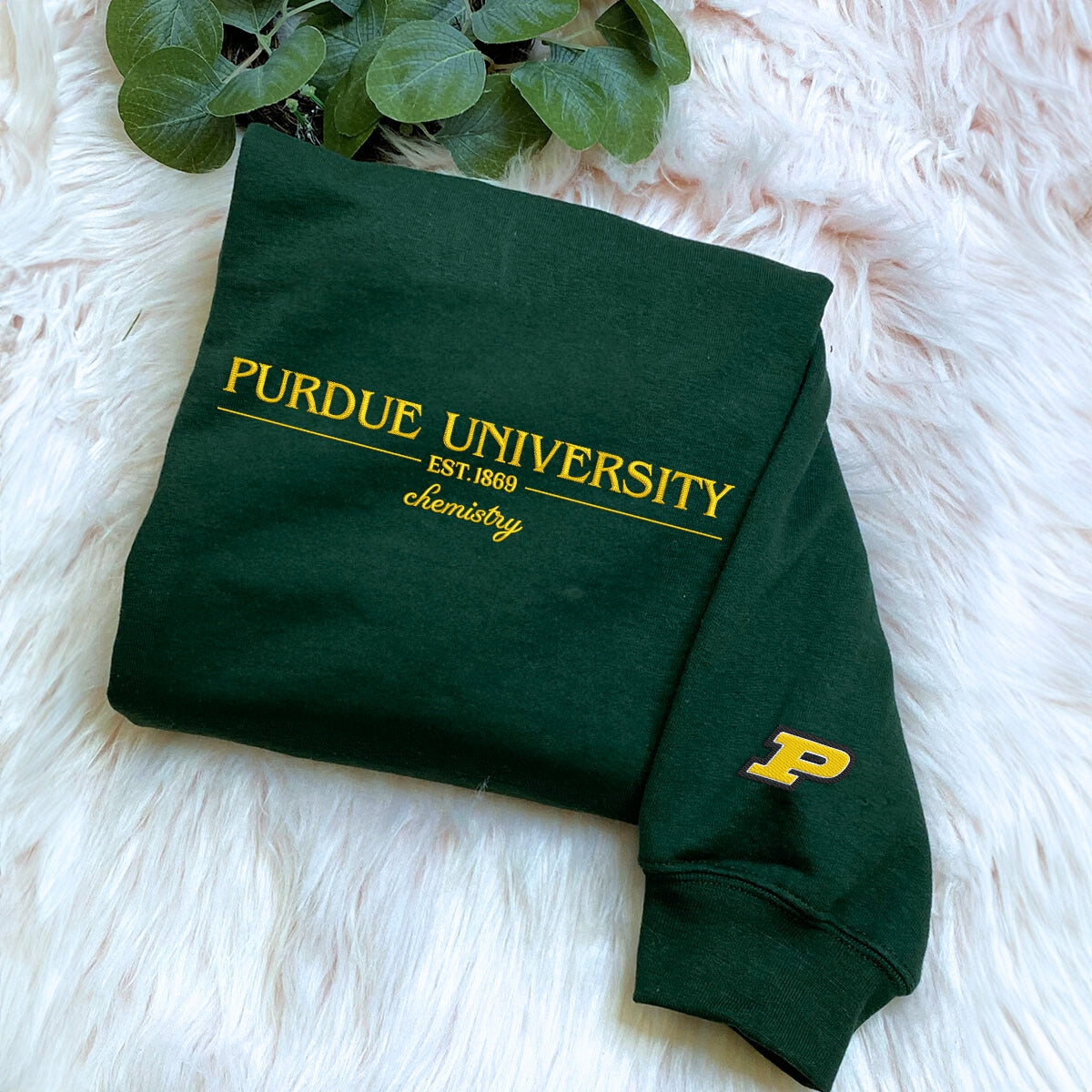 Custom Embroidered College University Sweatshirt