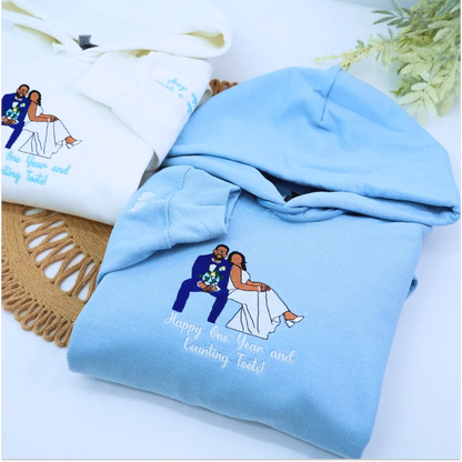 Custom Embroidered Any Text Here Hoodie