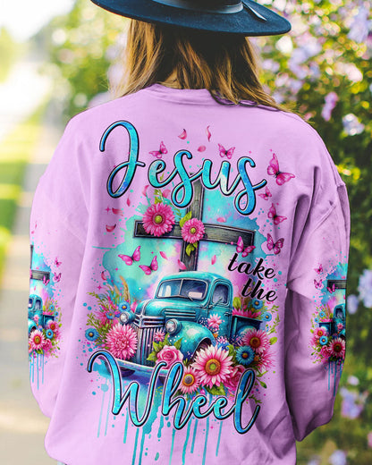 Jesus Take The Wheel Women's All Over Print Shirt - Tytm2111233