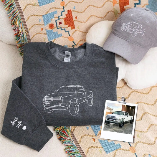 Car Guy Twin Pack: Embroidered Sweatshirt & Hat