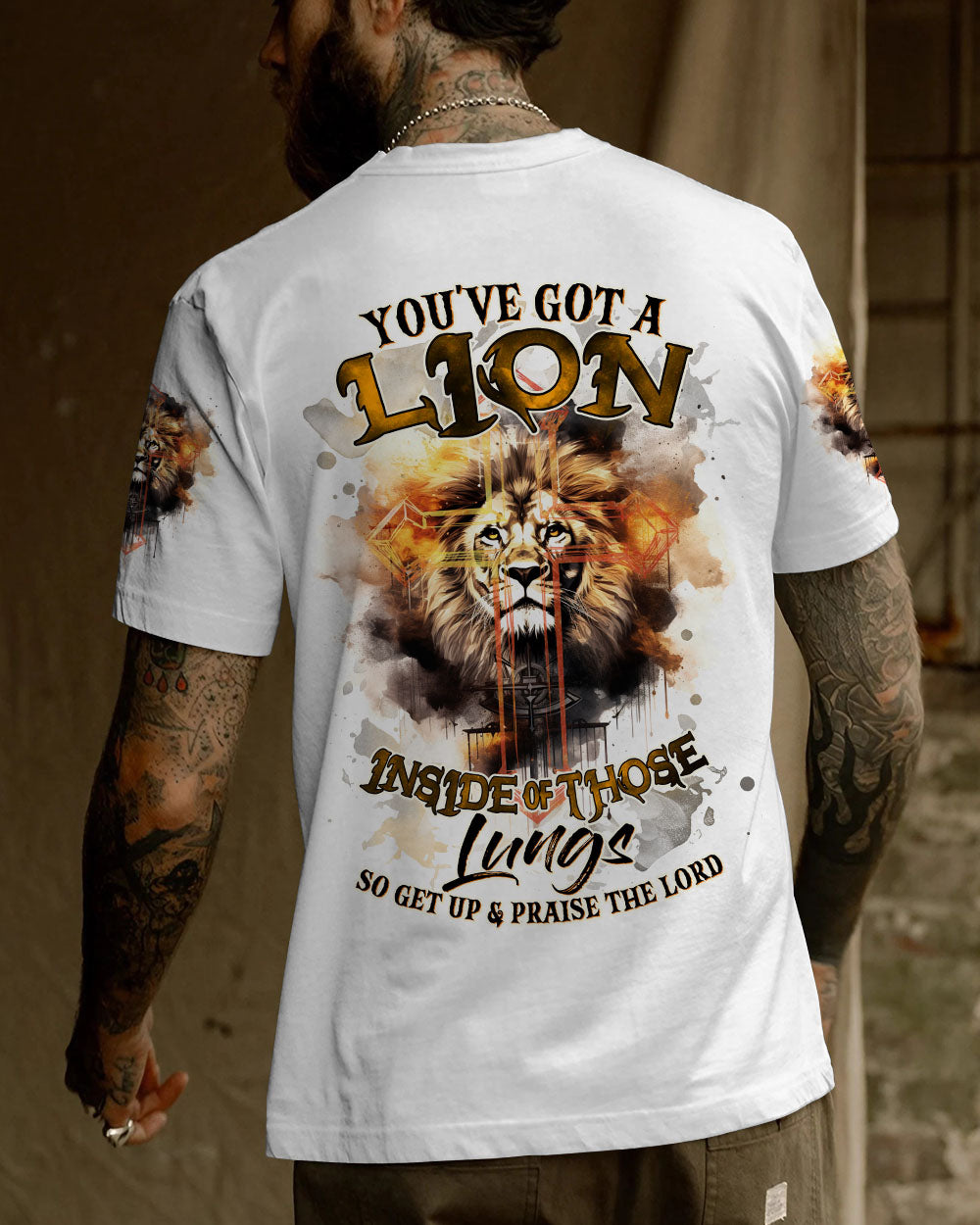 You've Got A Lion Men's All Over Print Shirt - Tlnz0410234