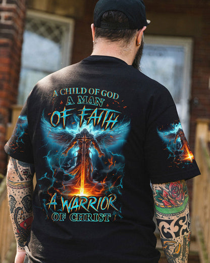 A Child Of God A Man Of Faith Men's All Over Print Shirt - Yhln0410233