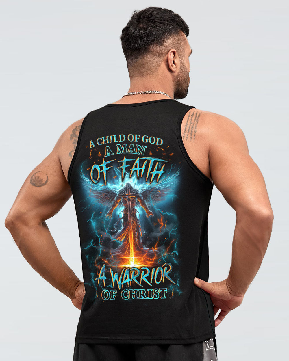 A Child Of God A Man Of Faith Men's All Over Print Shirt - Yhln0410233