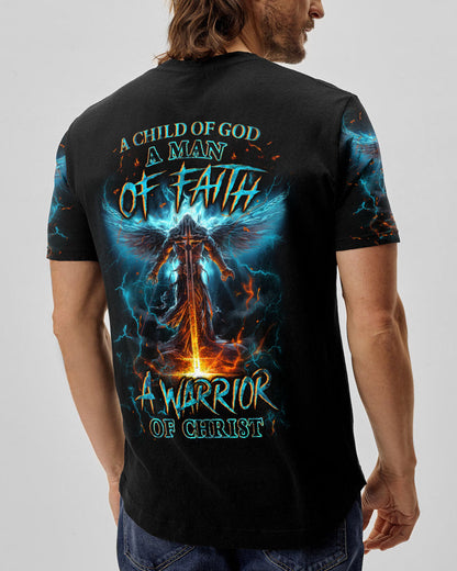 A Child Of God A Man Of Faith Men's All Over Print Shirt - Yhln0410233