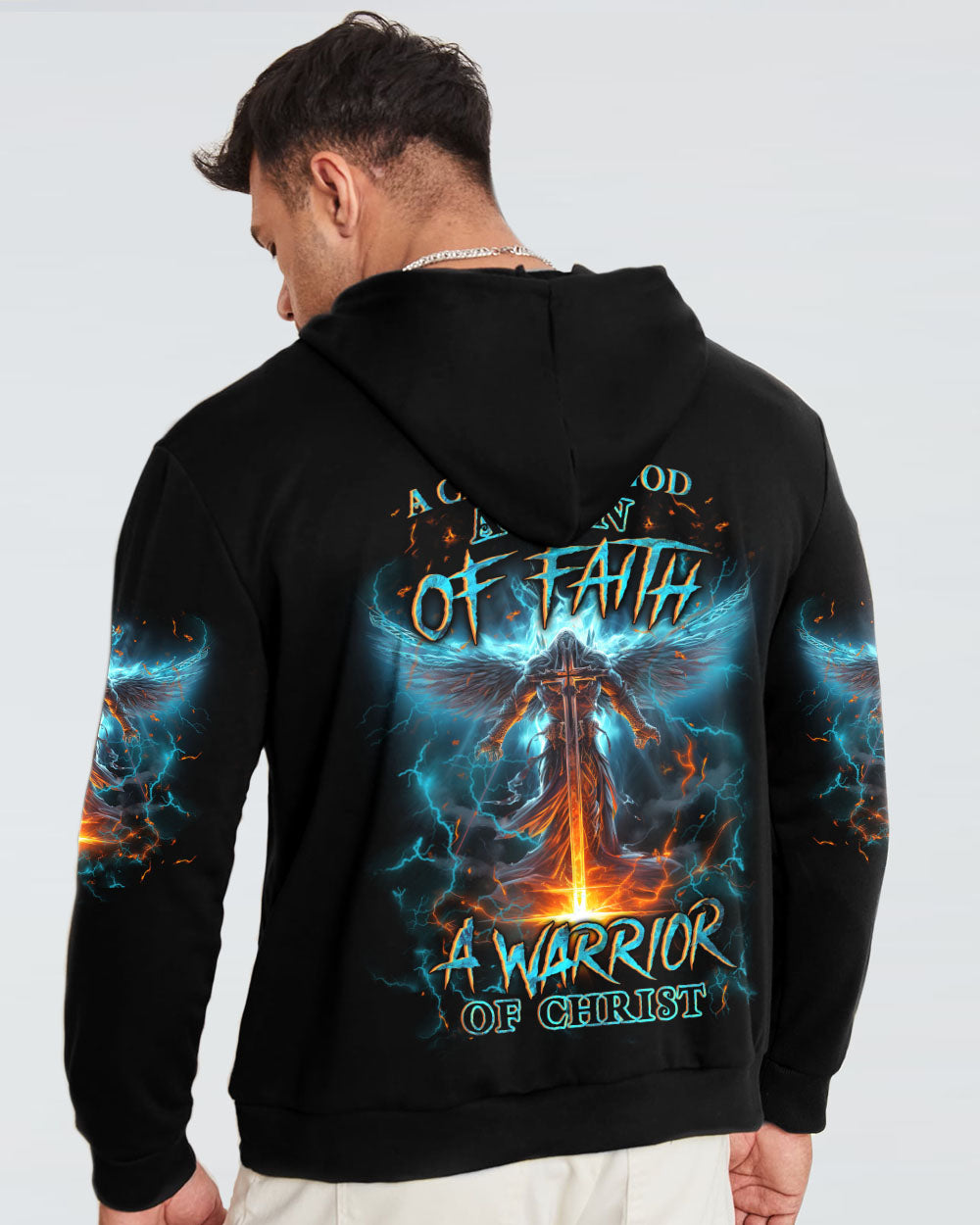 A Child Of God A Man Of Faith Men's All Over Print Shirt - Yhln0410233