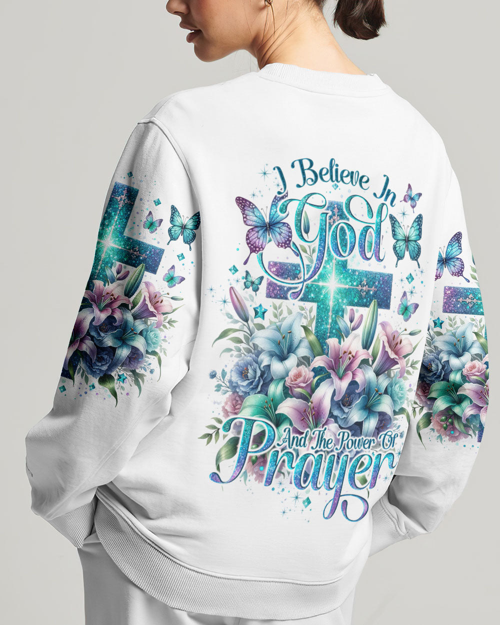 I Believe In God Women's All Over Print Shirt - Tlno0111233