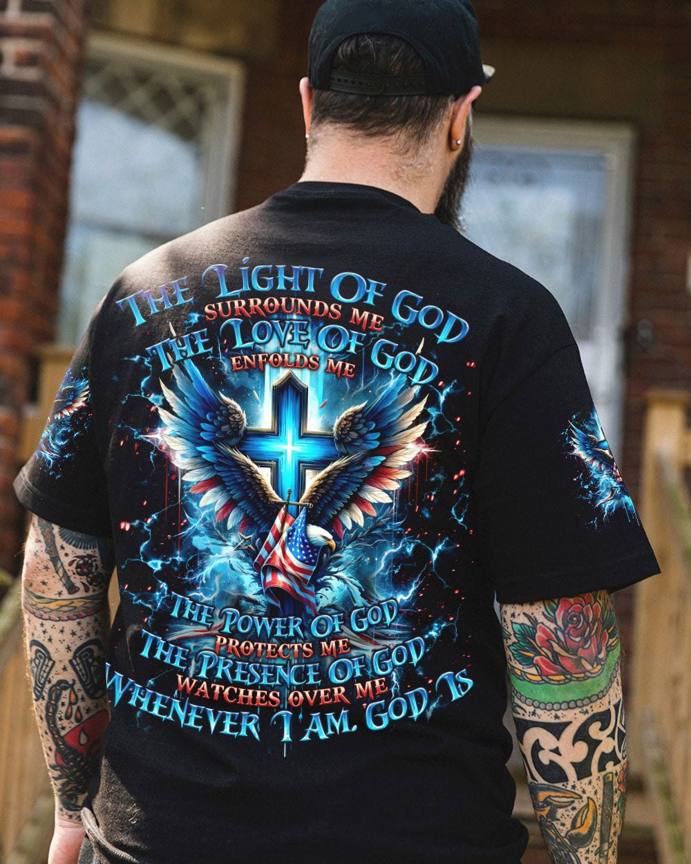 Whenever I Am God Is Warrior Men's All Over Print Shirt - Tlno0603242