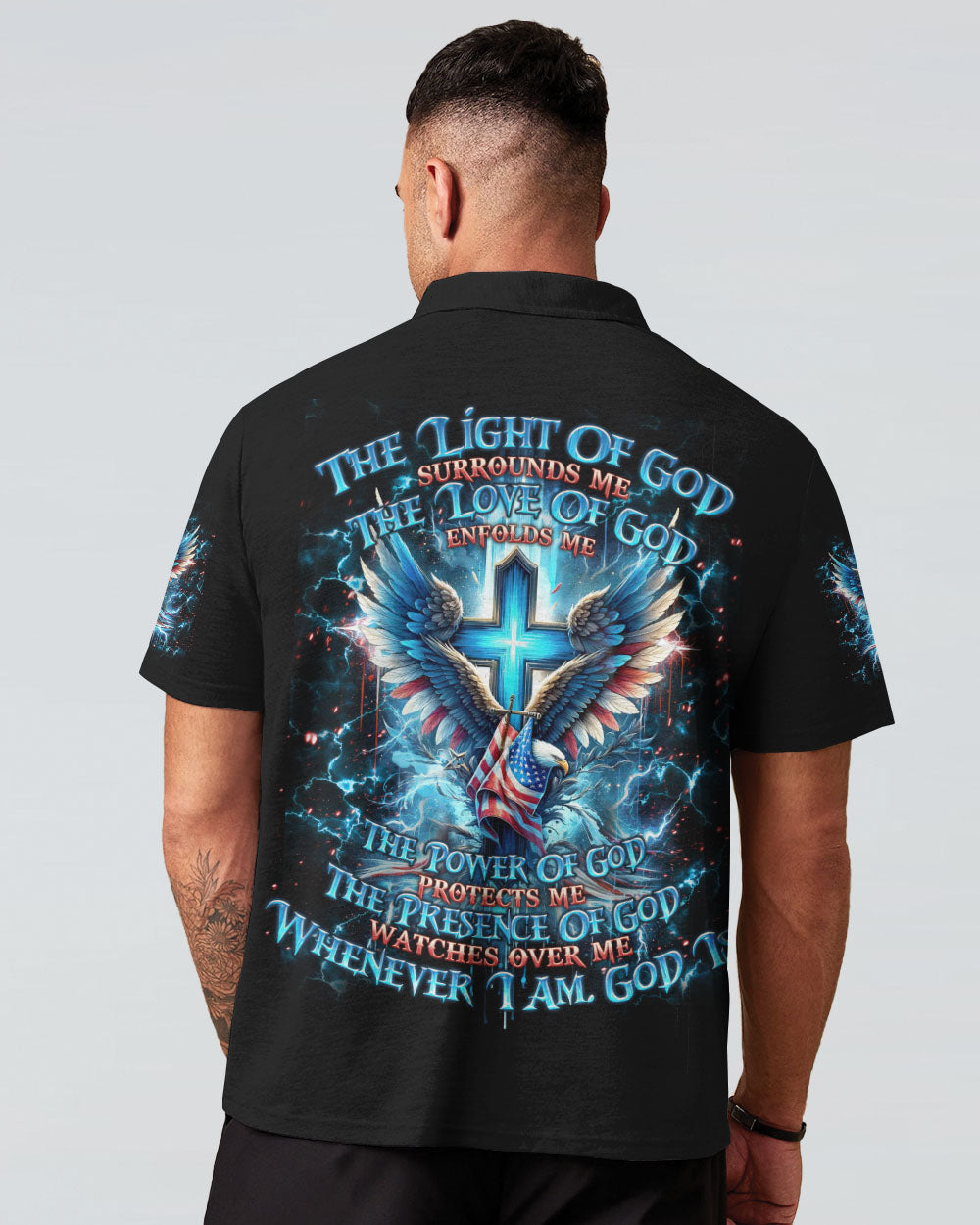 Whenever I Am God Is Warrior Men's All Over Print Shirt - Tlno0603242