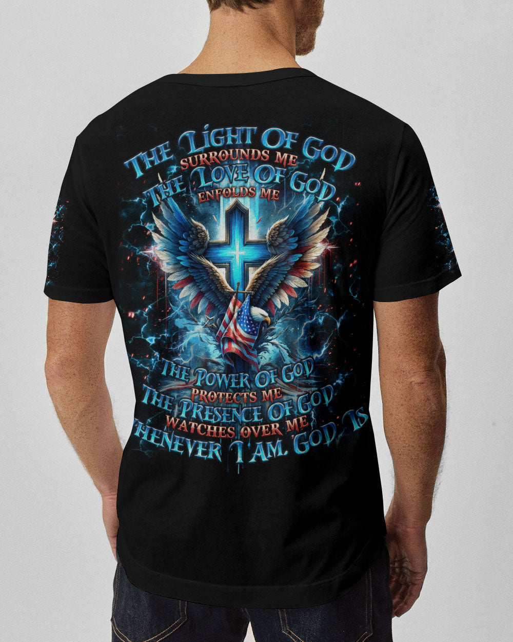 Whenever I Am God Is Warrior Men's All Over Print Shirt - Tlno0603242