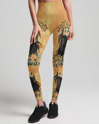 Runs On Jesus And Horses Women's All Over Print - Tlno0610234