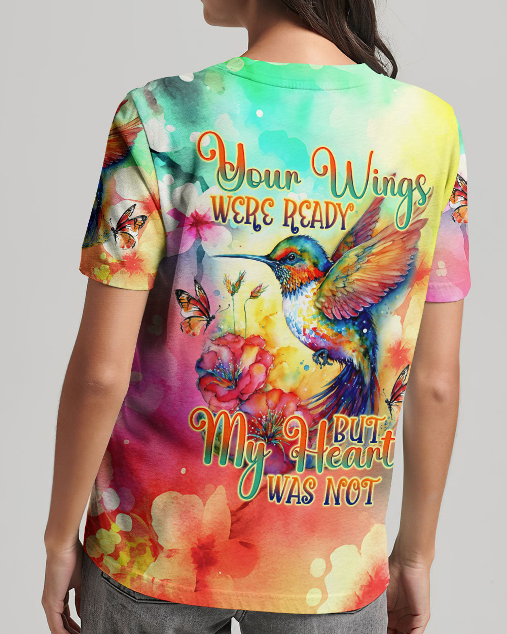 Your Wings Were Ready Hummingbird Women's All Over Print Shirt - Tlno0709234