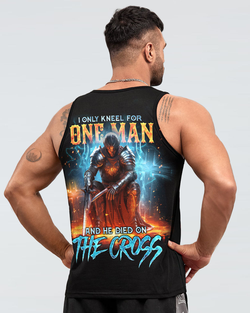 I Only Kneel For One Man Warrior Men's All Over Print Shirt - Tlno0710234