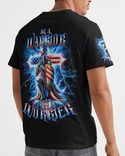 Be A Warrior Not A Worrier Men's All Over Print Shirt - Tlno1212234