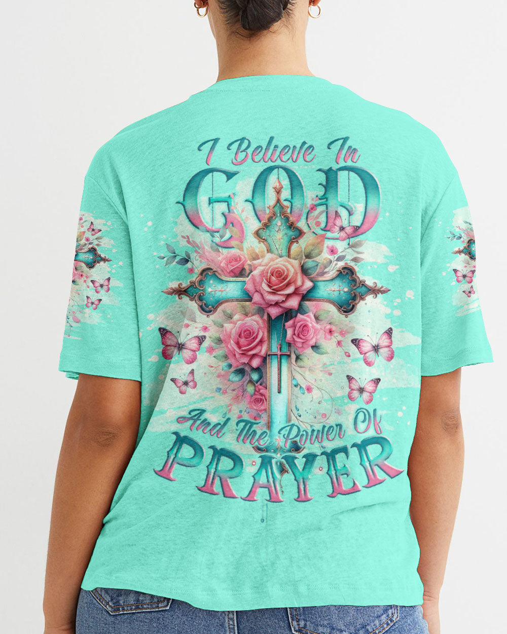 I Believe In God Women's All Over Print Shirt - Tlno1711234