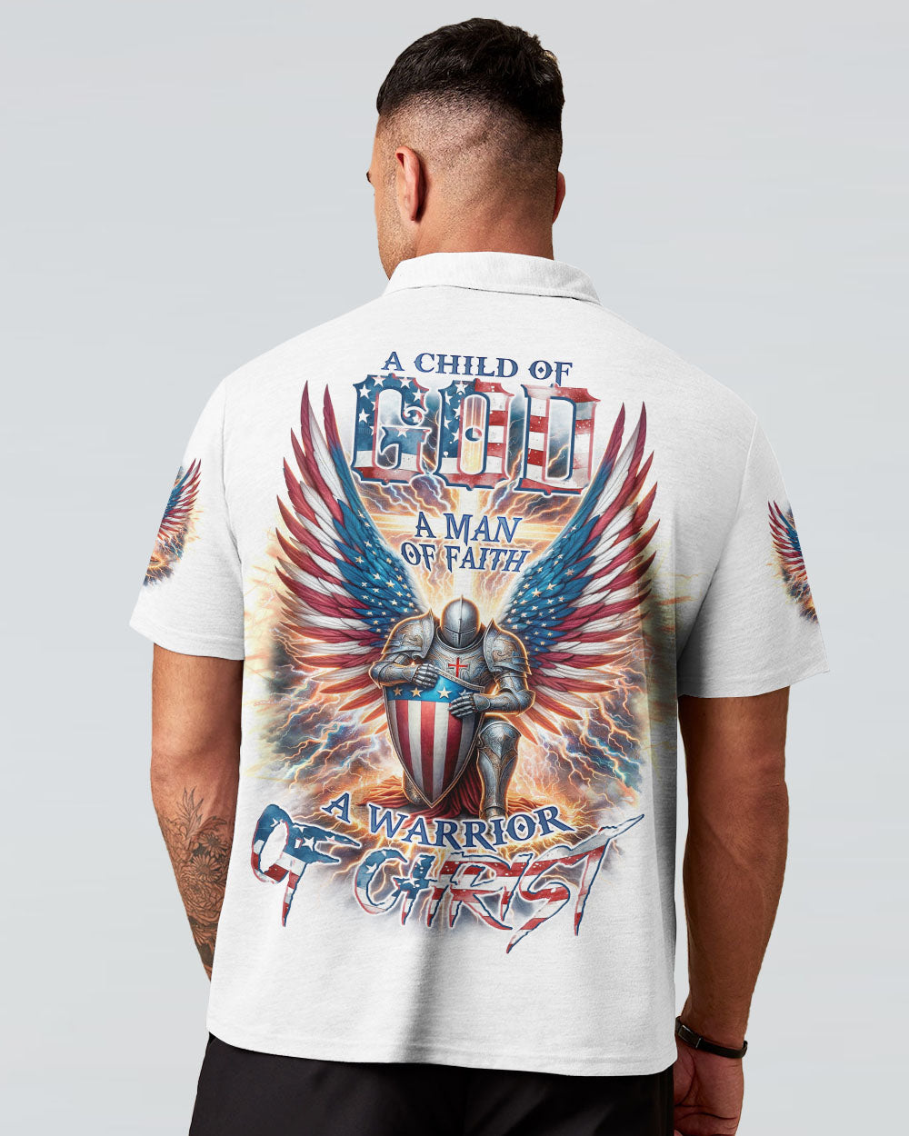 A Warrior Of Christ Men's All Over Print Shirt - Tlno1910234