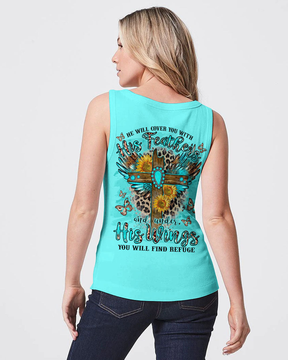 He Will Cover You Women's All Over Print Shirt - Tlno2109232