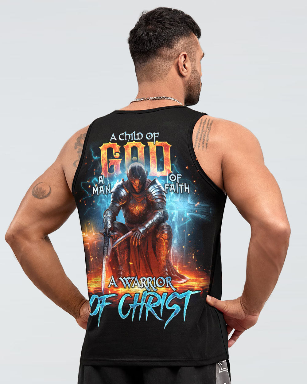 A Warrior Of Christ Men's All Over Print Shirt - Tlno2709234