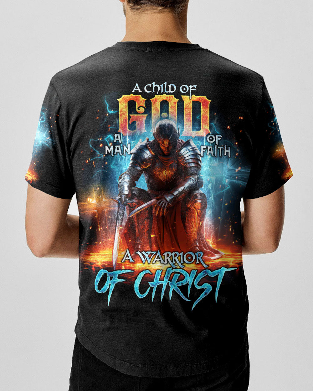 A Warrior Of Christ Men's All Over Print Shirt - Tlno2709234