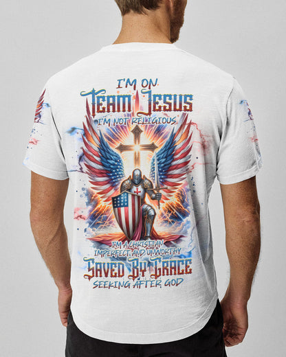 I'm On Team Jesus Warrior Men's All Over Print Shirt - Tlnt0603244