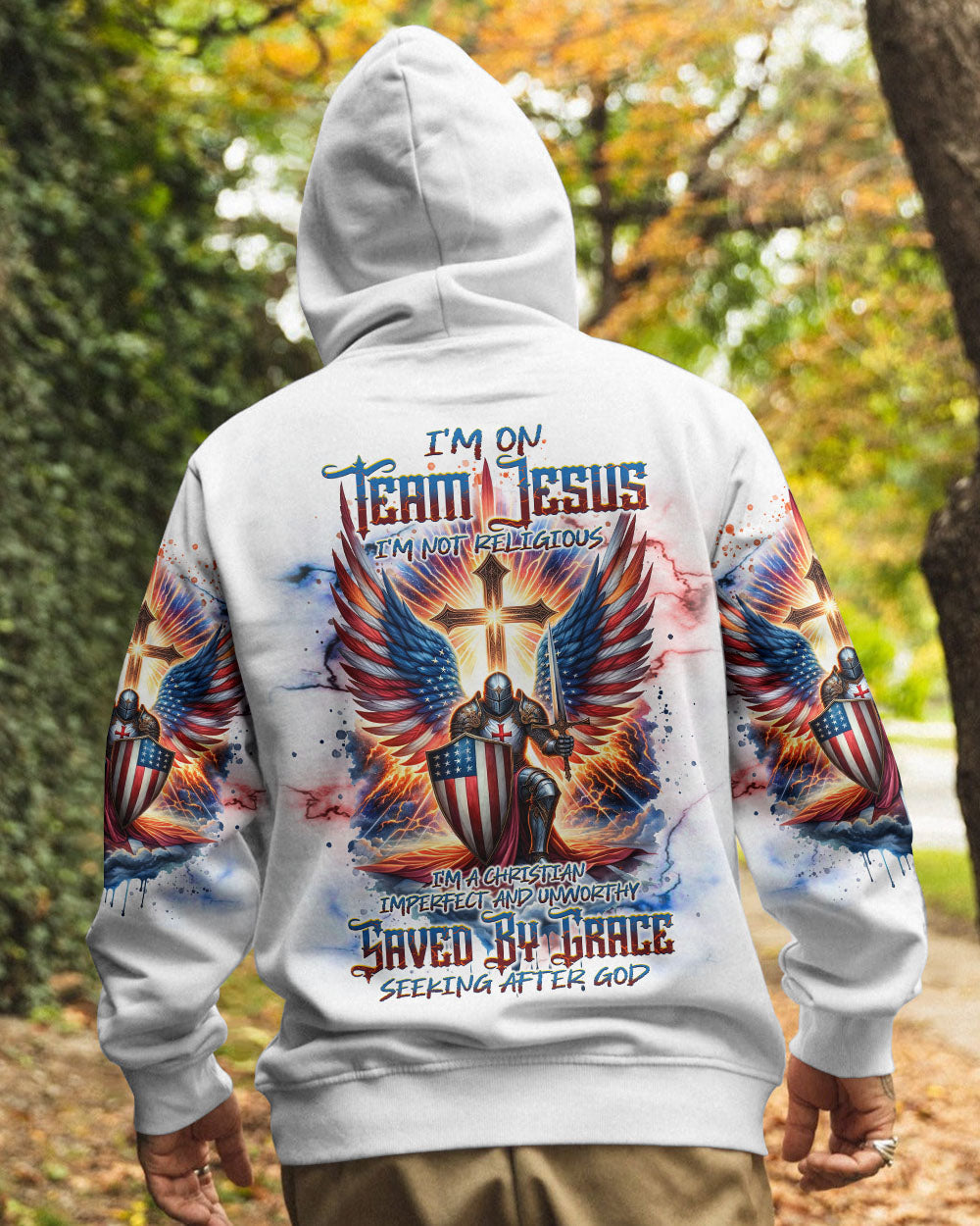 I'm On Team Jesus Warrior Men's All Over Print Shirt - Tlnt0603244