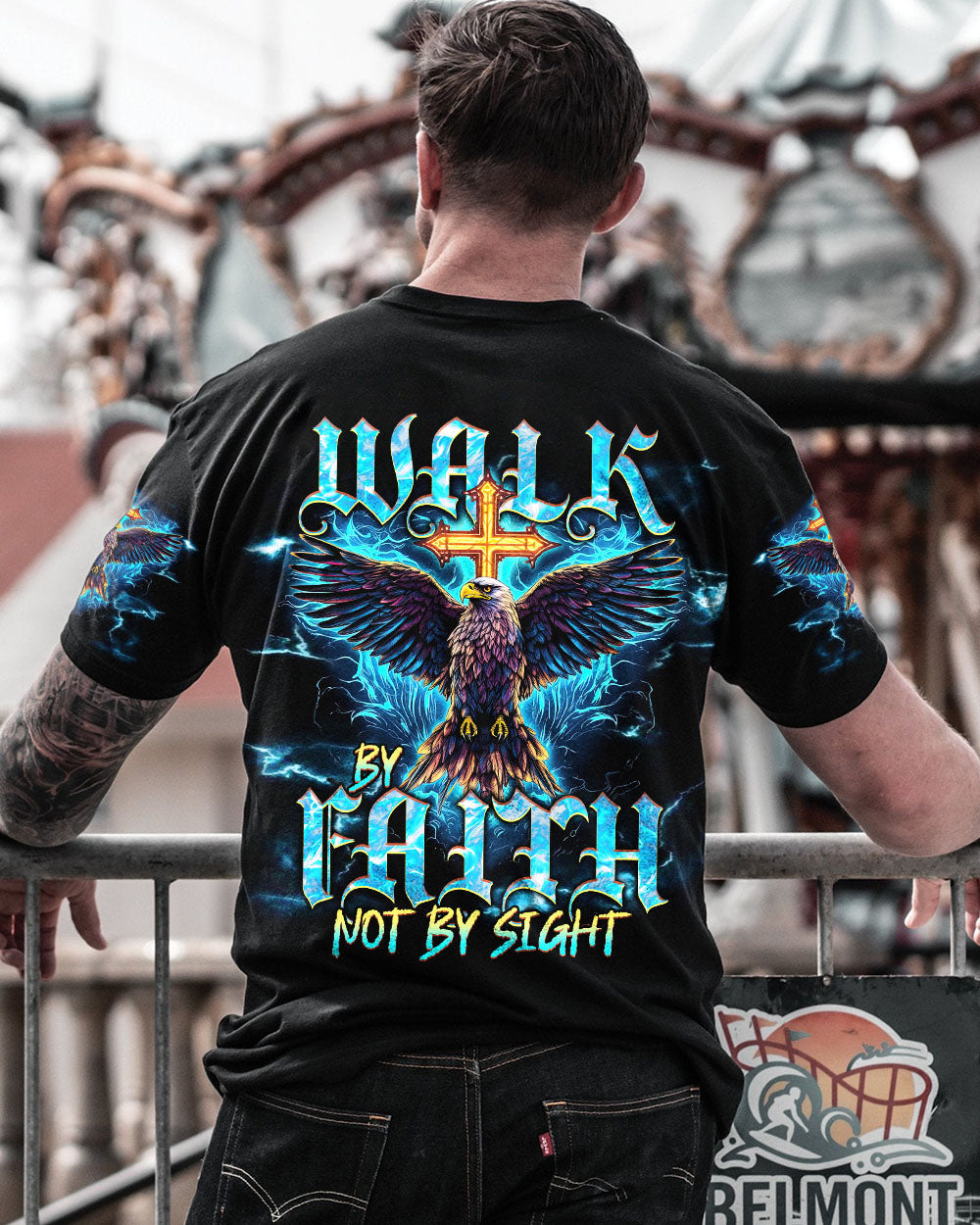 Walk By Faith Not By Sight Men's All Over Print Shirt - Tlnt1010234