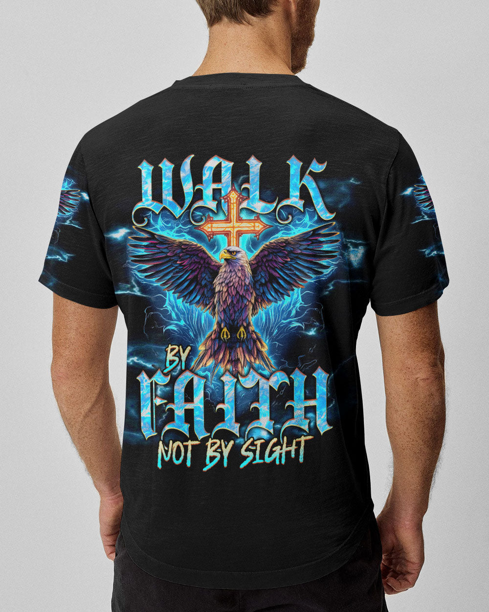 Walk By Faith Not By Sight Men's All Over Print Shirt - Tlnt1010234