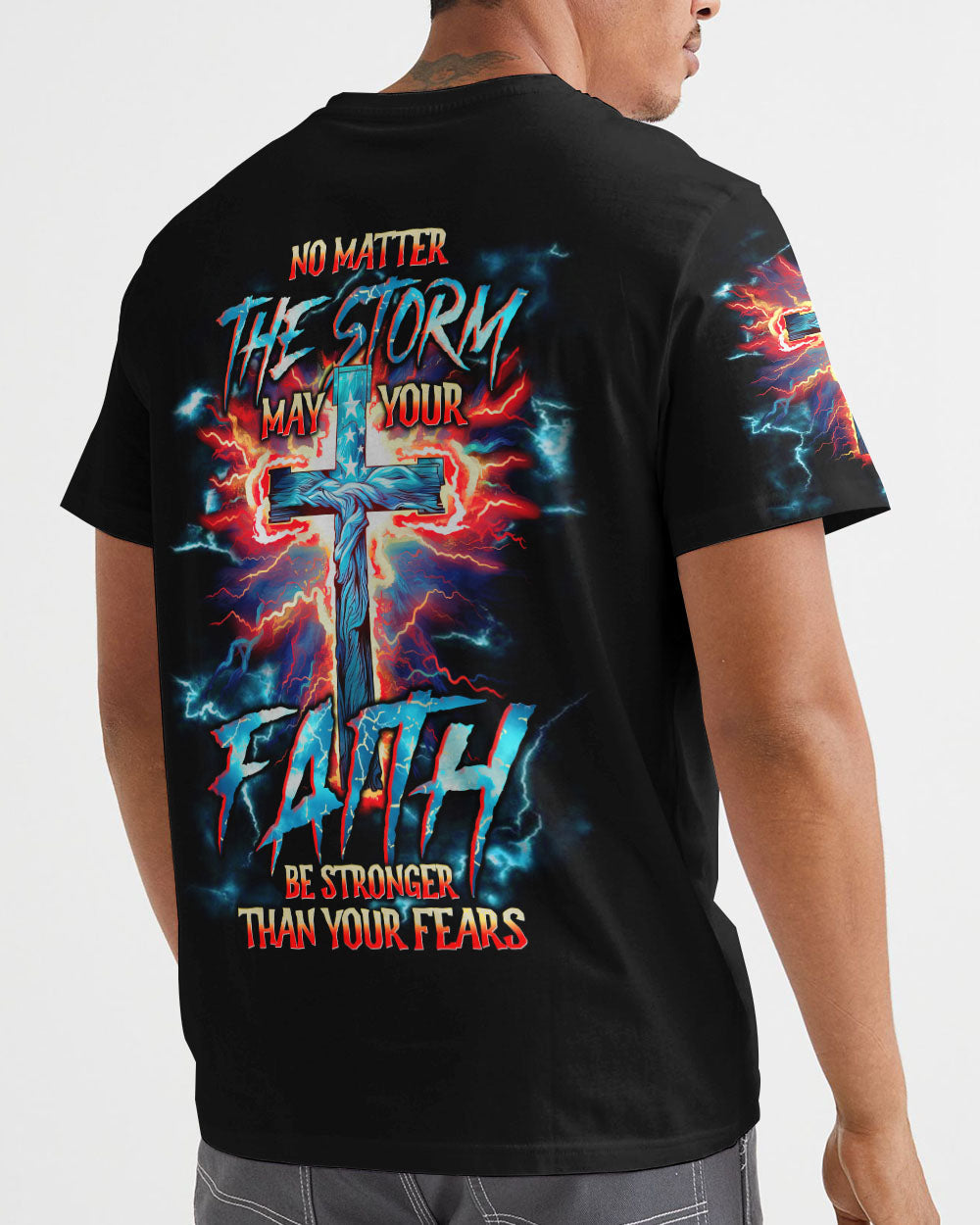 No Matter The Storm Men's All Over Print Shirt - Tlnt1110234