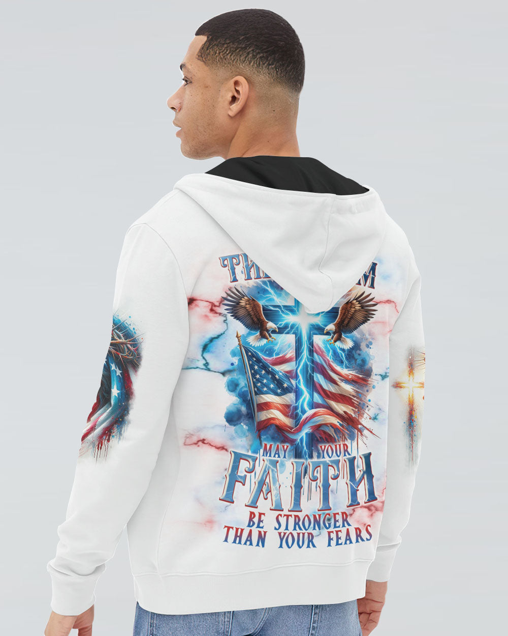 No Matter The Storm Eagle Men's All Over Print Shirt - Tlnt1312234