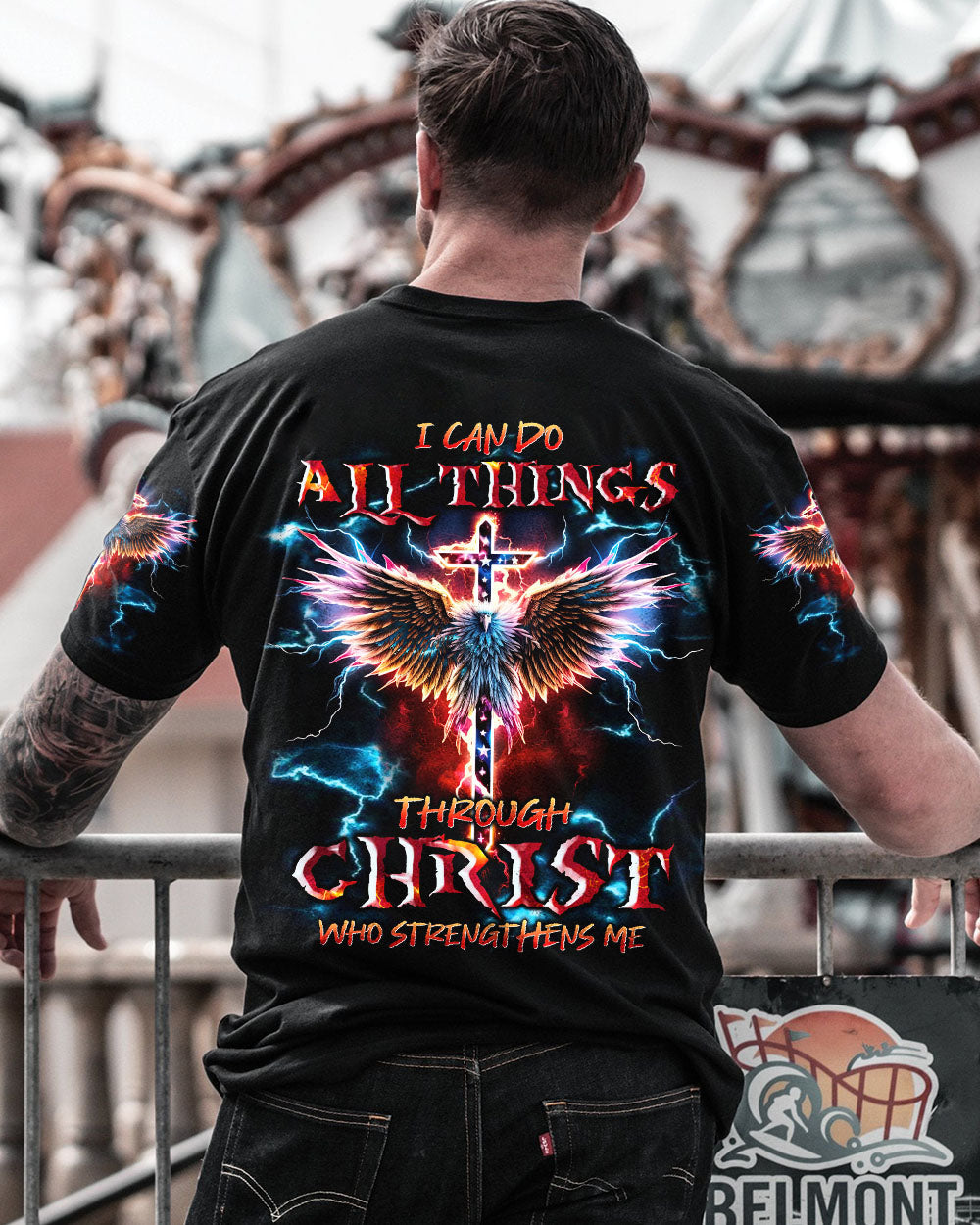 I Can Do All Things Through Christ Men's All Over Print Shirt - Tlnt1810234