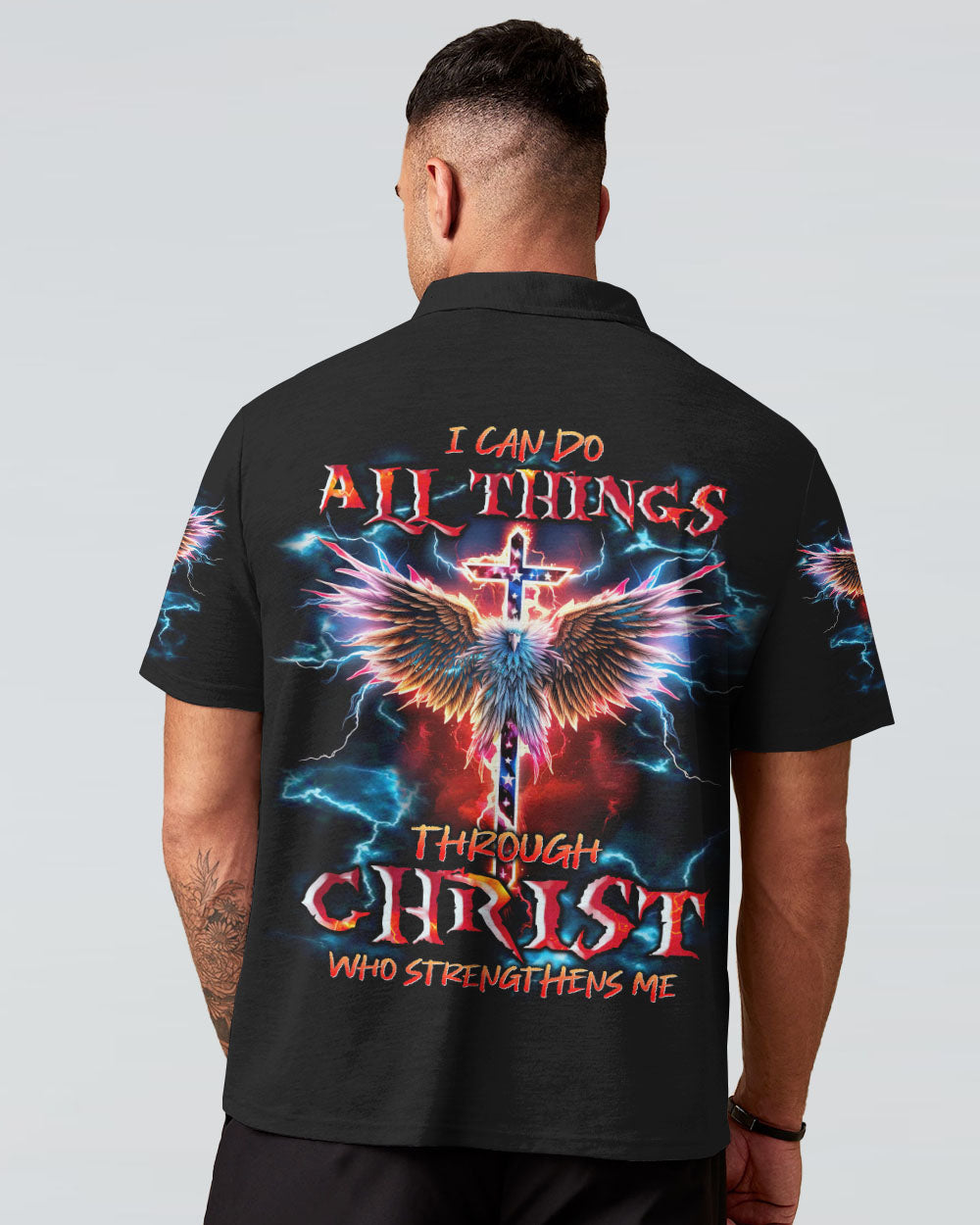 I Can Do All Things Through Christ Men's All Over Print Shirt - Tlnt1810234