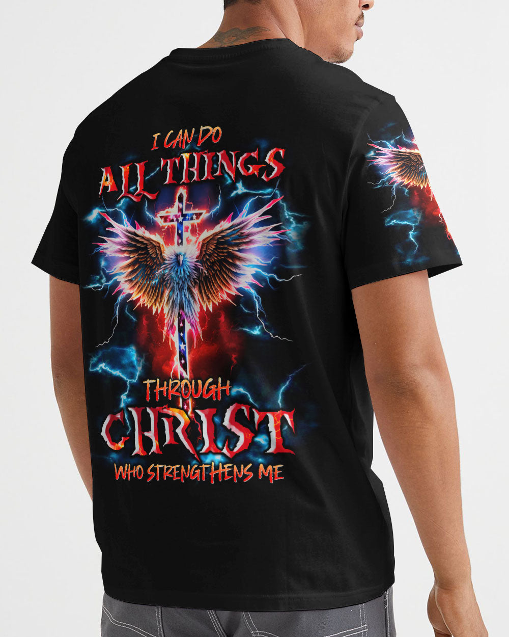 I Can Do All Things Through Christ Men's All Over Print Shirt - Tlnt1810234