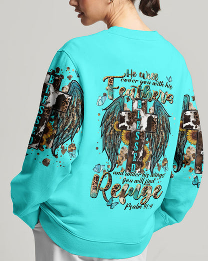 He Will Cover You Women's All Over Print Shirt - Tlnt2109232