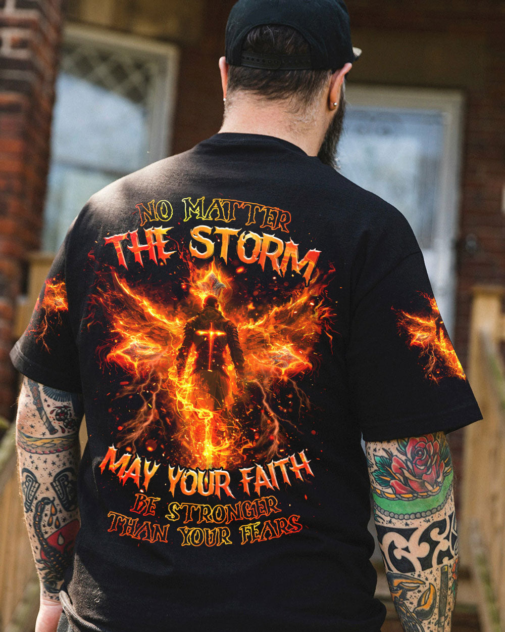 No Matter The Storm Men's All Over Print Shirt - Tlnz0103244