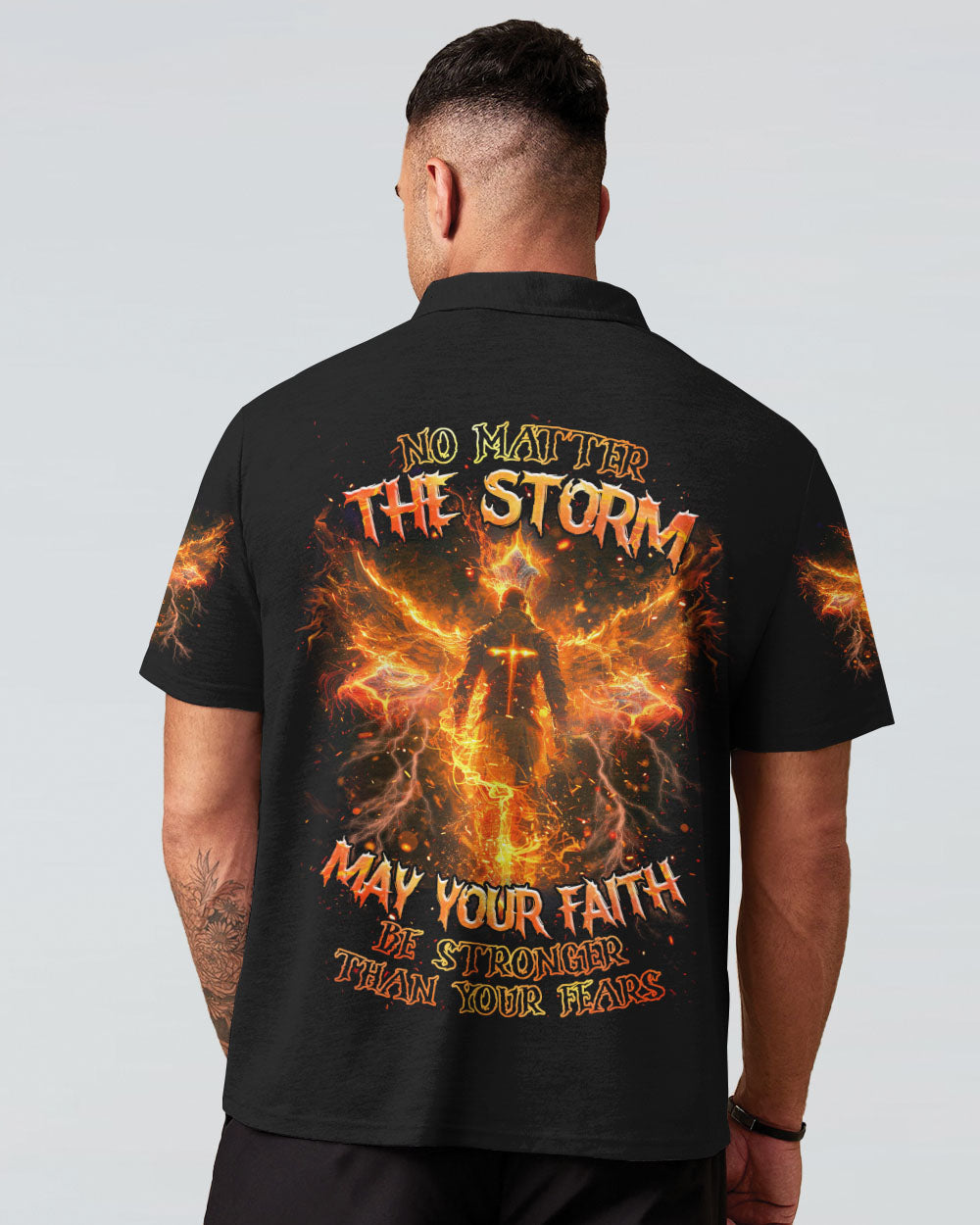 No Matter The Storm Men's All Over Print Shirt - Tlnz0103244