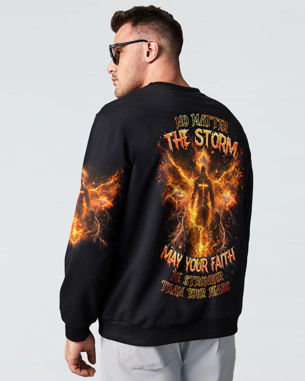 No Matter The Storm Men's All Over Print Shirt - Tlnz0103244