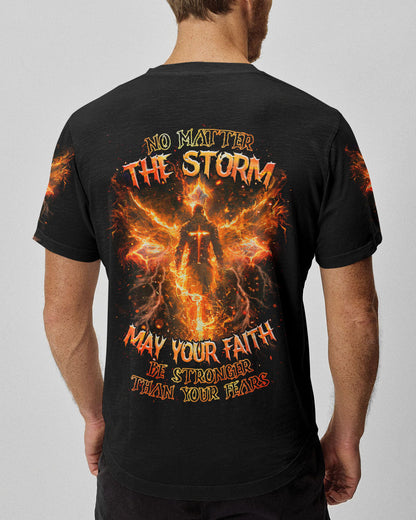 No Matter The Storm Men's All Over Print Shirt - Tlnz0103244