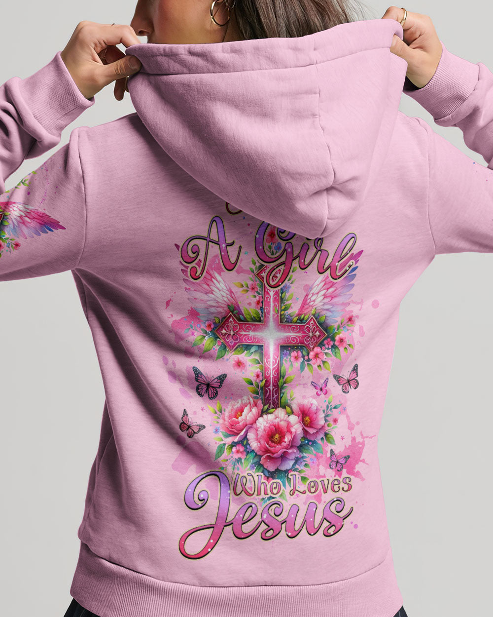 Just A Girl Who Loves Jesus Women's All Over Print Shirt - Tlnz0211234