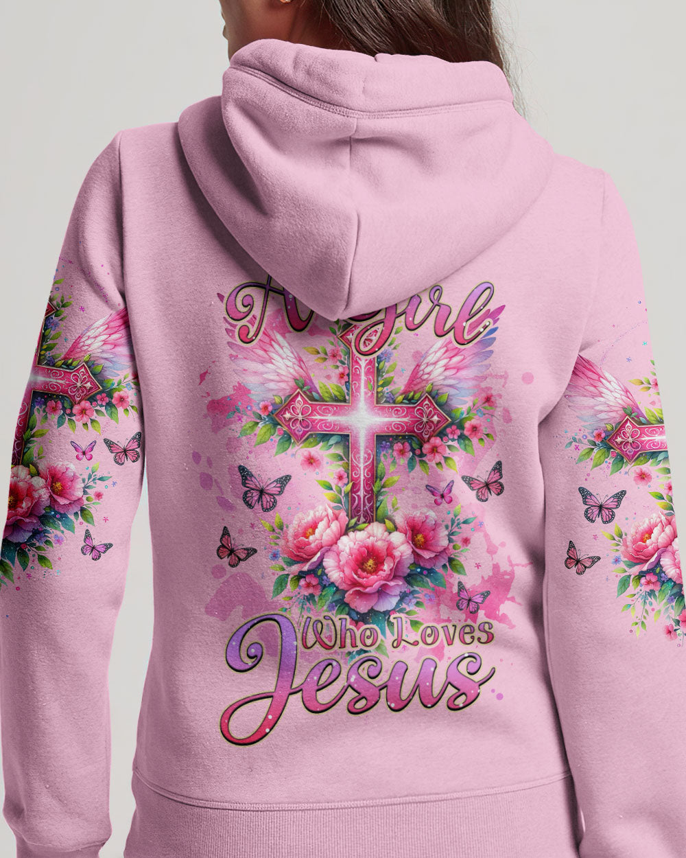 Just A Girl Who Loves Jesus Women's All Over Print Shirt - Tlnz0211234