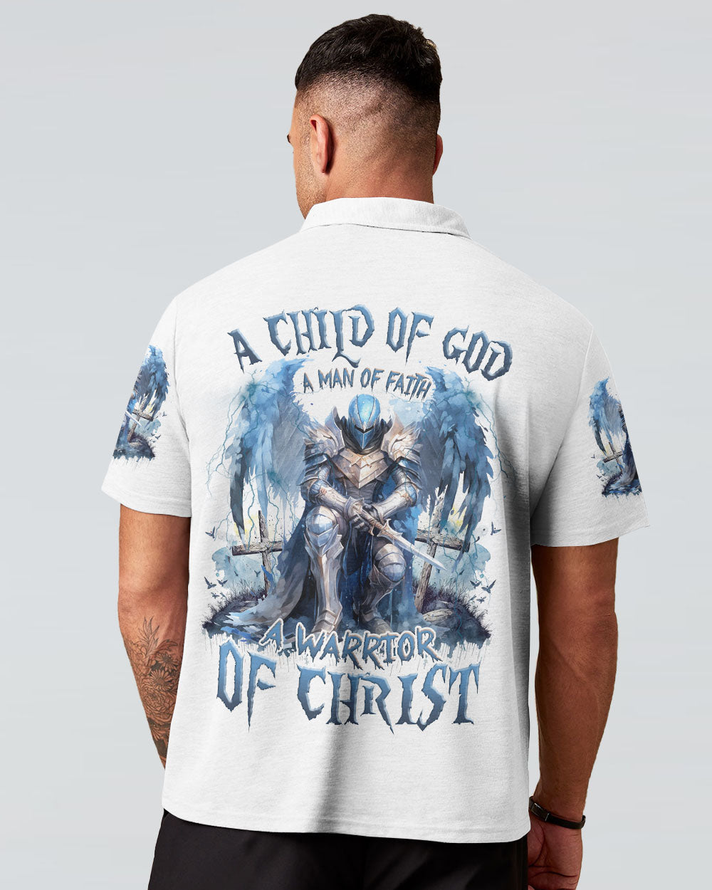 A Warrior Of Christ Men's All Over Print Shirt - Tlnz0610234