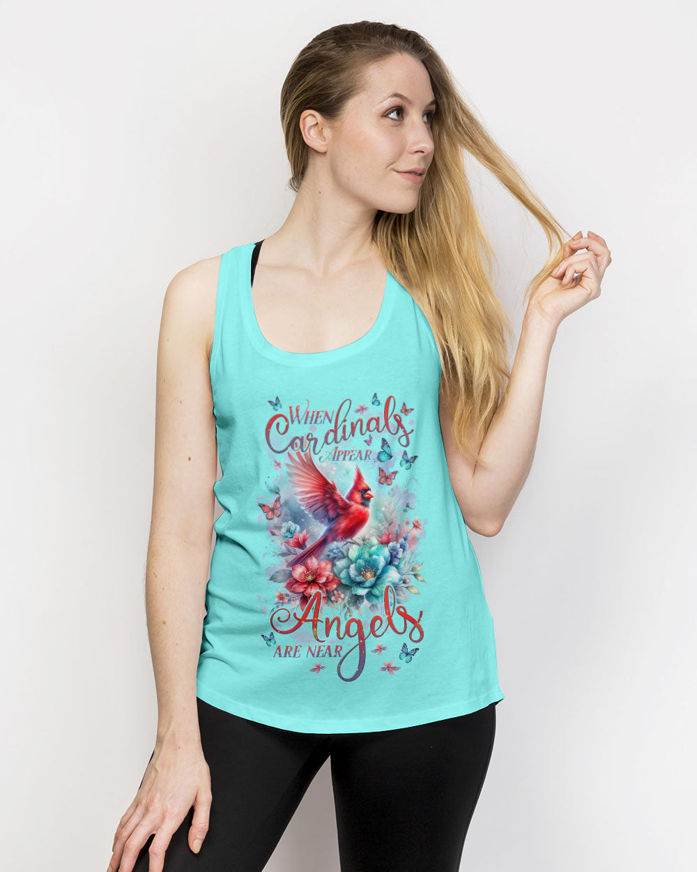 When Cardinals Appear Angels Are Near Women's All Over Print Shirt - Tlnz0712232