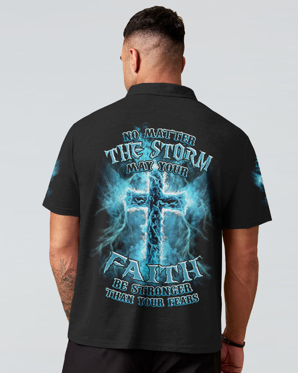 No Matter The Storm Men's All Over Print Shirt - Tlnz1409233