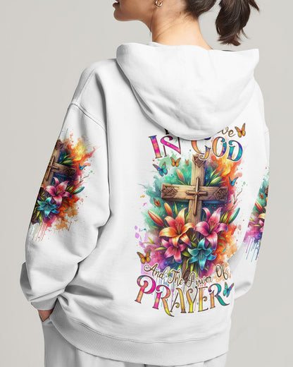 I Believe In God Lilies Women's All Over Print Shirt - Tlnz1711233