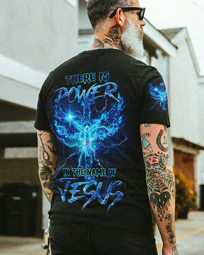 There Is Power In The Name Of Jesus Men's All Over Print Shirt - Tlnz2203243