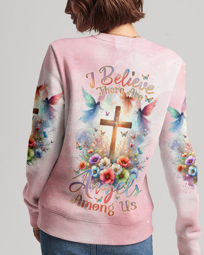 I Believe There Are Angels Among Us Women's All Over Print Shirt - Tlnz2311232